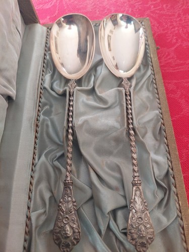 Antique german silver serving - antique,