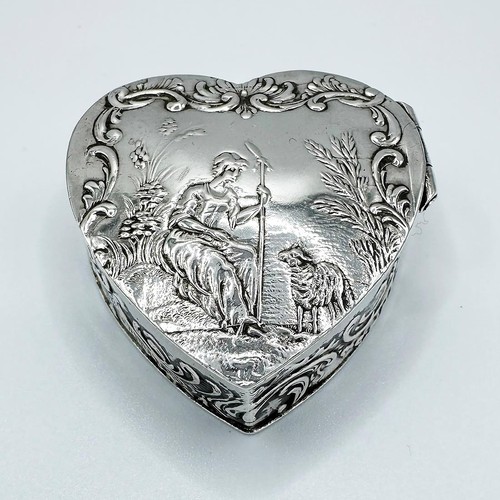 German hanau silver love - hanau, heart