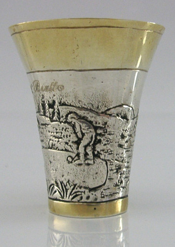 800 solid silver beaker - solid,