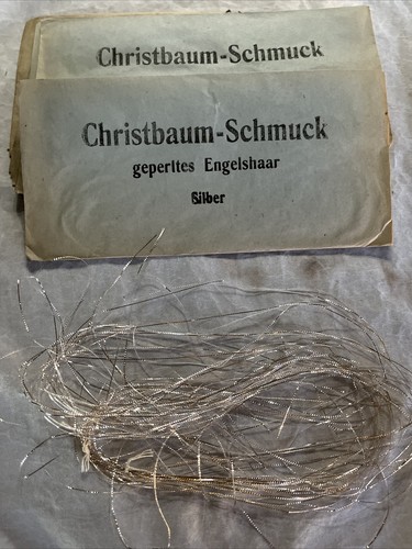 Antique german silver lametta - antique,