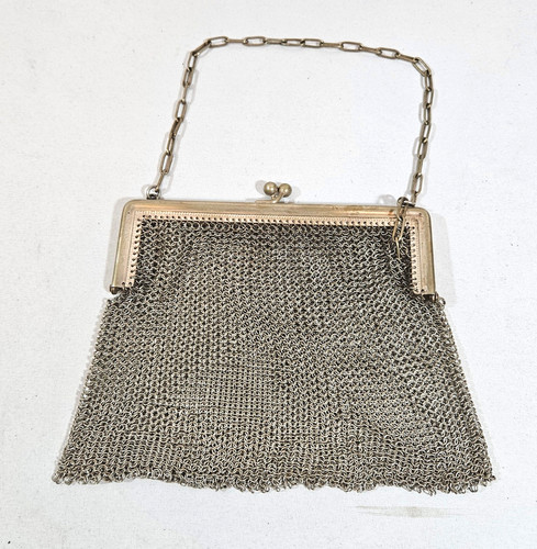 Antique german silver mesh - german,