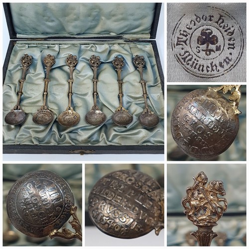Antique cased set - cased, german