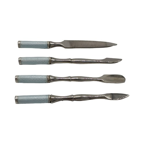 Antique german 925 silver blue - german,