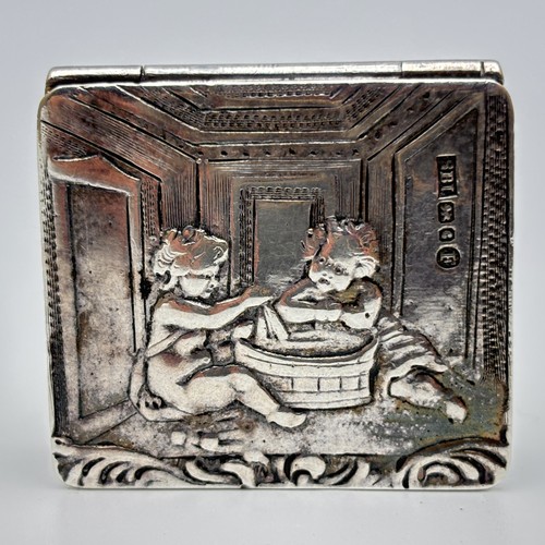 Antique german 930 silver box - antique,