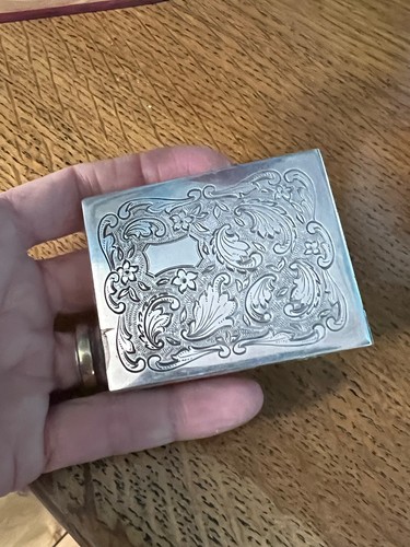 Rare antique silver - antique, powder